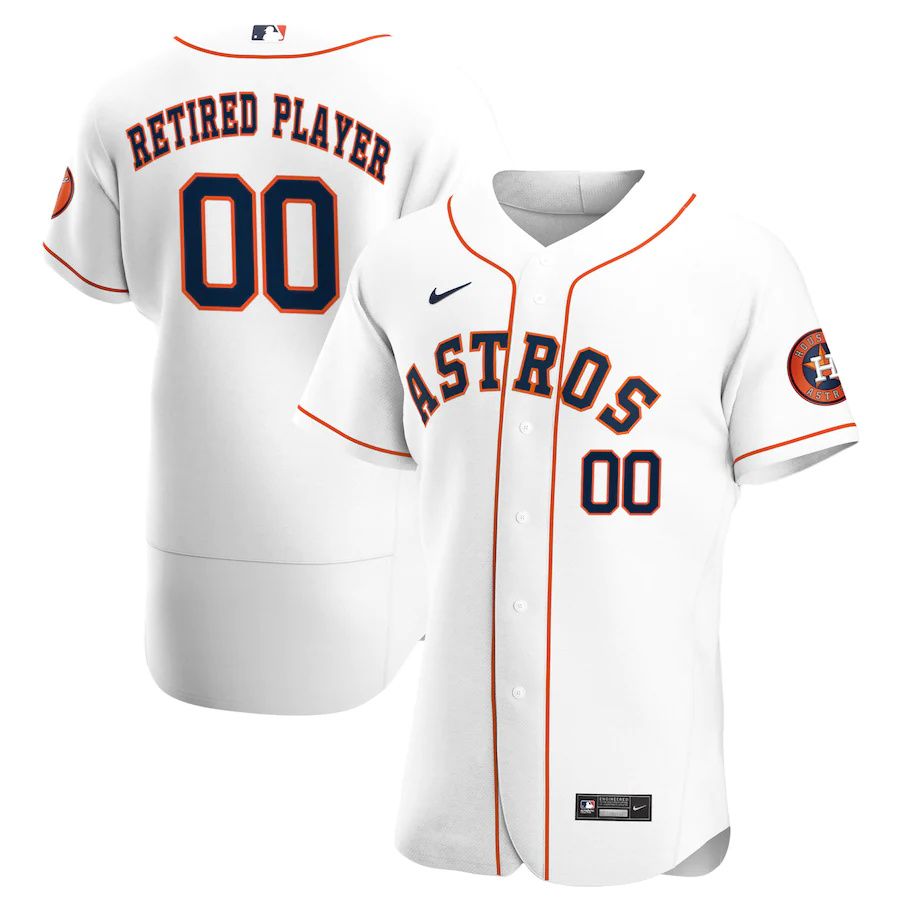 Cheap Mens Houston Astros Nike White Home Pick-A-Player Retired Roster Authentic MLB Jerseys